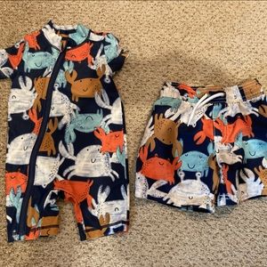 Boys Swim suit - brother match
